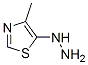 Thiazole, 5-hydrazinyl-4-methyl- Structure,933754-68-8Structure