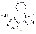 5-Fluoro-4-[2-methyl-1-(tetrahydro-2h-pyran-4-yl)-1h-imidazol-5-yl]-2-pyrimidinamine Structure,933784-97-5Structure