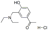 1-{3-[(Diethylamino)methyl]-4-hydroxyphenyl}ethanone hydrochloride Structure,93390-71-7Structure