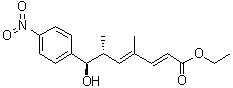 (2E,4e,6r,7r)-ethyl7-hydroxy-4,6-dimethyl-7-(4-nitrophenyl)hepta-2,4-dienoate Structure,934246-96-5Structure