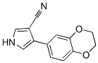 1H-pyrrole-3-carbonitrile, 4-(2,3-dihydro-1,4-benzodioxin-6-yl)- Structure,934291-27-7Structure