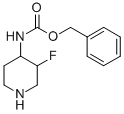 (3-Fluoro-piperidin-4-yl)-carbamic acid benzyl ester Structure,934536-12-6Structure