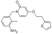 1-(3-Amino-2-methyl-benzyl)-4-(2-thiophen-2-yl-ethoxy)-2-pyridone Structure,934628-27-0Structure