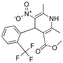 1,4-Dihydro-2,6-dimethyl-5-nitro-4-[2-(trifluoromethyl)-phenyl]pyridine-3-carboxylic acid methyl est Structure,93468-89-4Structure