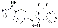 N-hydroxy-4-(4-methyl-5-(2-(trifluoromethyl)phenyl)-4h-1,2,4-triazol-3-yl)bicyclo[2.2.2]octane-1-carboximidamide Structure,935273-85-1Structure