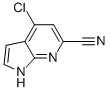 4-Chloro-1h-pyrrolo[2,3-b]pyridine-6-carbonitrile Structure,935466-70-9Structure