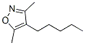 Isoxazole, 3,5-dimethyl-4-pentyl-(9ci) Structure,93548-08-4Structure