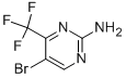 5-Bromo-4-(trifluoromethyl)pyrimidin-2-amine Structure,935534-47-7Structure