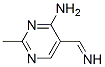 4-Pyrimidinamine, 5-(iminomethyl)-2-methyl-(9ci) Structure,93588-20-6Structure