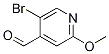 5-Bromo-2-methoxyisonicotinaldehyde Structure,936011-17-5Structure