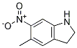 2,3-Dihydro-5-methyl-6-nitro-1h-indole Structure,936128-69-7Structure