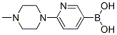 [6-(4-Methylpiperazin-1-yl)pyridin-3-yl]boronic acid Structure,936353-84-3Structure