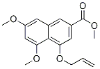 5,7-Dimethoxy-4-(2-propen-1-yloxy)-2-naphthalenecarboxylic acid methyl ester Structure,93652-96-1Structure