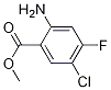 2-Amino-5-chloro-4-fluoro-benzoic acid methyl ester Structure,936540-27-1Structure