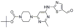 4-[6-(5-Formyl-thiazol-2-ylamino)-2-methyl-pyrimidin-4-yl]-piperazine-1-carboxylic acid tert-butyl ester Structure,936845-85-1Structure