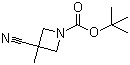 Tert-butyl 3-cyano-3-methylazetidine-1-carboxylate Structure,936850-09-8Structure