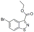 1,2-Benzisothiazole-3-carboxylic acid, 5-bromo-, ethyl ester Structure,936923-58-9Structure