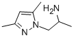 1-(3,5-Dimethyl-1H-pyrazol-1-yl)propan-2-amine Structure,936940-34-0Structure