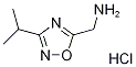 (3-Isopropyl-1,2,4-oxadiazol-5-yl)methanamine Structure,936940-67-9Structure