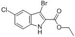 1H-Indole-2-carboxylic acid, 3-bromo-5-chloro-, ethyl ester Structure,93704-68-8Structure