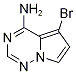 5-Bromopyrrolo[1,2-f][1,2,4]triazin-4-amine Structure,937047-47-7Structure