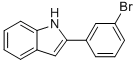 1H-indole,2-(3-bromophenyl)- Structure,93716-78-0Structure