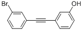 3-[(3-Bromophenyl)ethynyl]phenol Structure,937593-03-8Structure