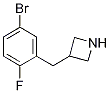 3-[(5-Bromo-2-fluorophenyl)methyl]azetidine Structure,937619-34-6Structure