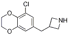 3-[(8-Chloro-2,3-dihydro-1,4-benzodioxin-6-yl)methyl]azetidine Structure,937624-75-4Structure