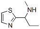 2-Thiazolemethanamine,-alpha--ethyl-n-methyl- Structure,937656-78-5Structure