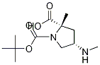 (2S,4s)-1-tert-butyl 2-methyl 4-(methylamino) pyrrolidine-1,2-dicarboxylate Structure,937799-61-6Structure