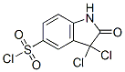 3,3-Dichloro-2-oxoindoline-5-sulphonyl chloride Structure,93783-15-4Structure