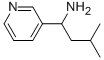 3-Methyl-1-(3-pyridyl)-1-butylamine Structure,938459-12-2Structure