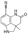 Pyrrolo[4,3,2-de]quinoline-6-carbonitrile, 1,2,2a,3,4,5-hexahydro-2a-methyl-4-oxo- Structure,939037-35-1Structure