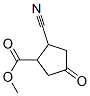 2-Cyano-4-oxo-cyclopentanecarboxylic acid methyl ester Structure,93929-61-4Structure