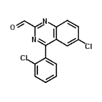 6-Chloro-4-(2-chlorophenyl)-2-quinazolinecarboxaldehyde Structure,93955-15-8Structure