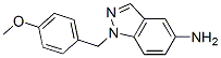 1H-Indazol-5-amine, 1-[(4-methoxyphenyl)methyl]- Structure,939756-05-5Structure