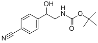 [2-(4-Cyano-phenyl)-2-hydroxy-ethyl]-carbamic acid tert-butyl ester Structure,939757-28-5Structure