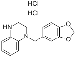 1-Benzo[1,3]dioxol-5-ylmethyl-1,2,3,4-tetrahydro-quinoxaline 2hcl salt Structure,939760-16-4Structure