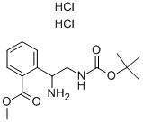 2-(1-Amino-2-tert-butoxycarbonylamino-ethyl)-benzoic acid methyl ester 2hcl salt Structure,939760-44-8Structure