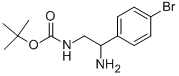 [2-Amino-2-(4-bromo-phenyl)-ethyl]-carbamic acid tert-butyl ester 1hcl salt Structure,939760-50-6Structure