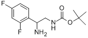 [2-Amino-2-(2,4-difluoro-phenyl)-ethyl]-carbamic acid tert-butyl ester 1hcl salt Structure,939760-58-4Structure