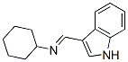 N-(indol-3-ylidenemethyl)cyclohexanamine Structure,93982-60-6Structure