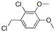 2-Chloro-1-(chloromethyl)-3,4-dimethoxybenzene Structure,93983-14-3Structure