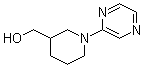 (1-Pyrazin-2-yl-piperidin-3-yl)-methanol Structure,939986-03-5Structure