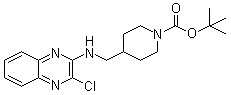 4-[(3-Chloro-quinoxalin-2-ylamino)-methyl ]-piperidine-1-carboxylic acid tert-butyl ester Structure,939986-05-7Structure