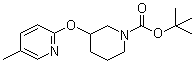 3-(5-Methyl-pyridin-2-yloxy)-piperidine-1-carboxylic acid tert-butyl ester Structure,939986-13-7Structure