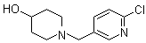 1-[(6-Chloro-3-pyridinyl)methyl]-4-piperidinol Structure,939986-33-1Structure