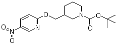 3-(5-Nitro-pyridin-2-yloxymethyl)-piperidine-1-carboxylic acid tert-butyl ester Structure,939986-61-5Structure