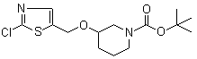 3-(2-Chloro-thiazol-5-ylmethoxy)-piperidine-1-carboxylic acid tert-butyl ester Structure,939986-94-4Structure